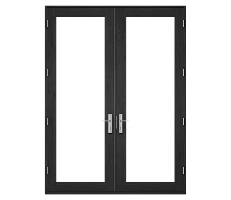 Pella Reserve Contemporary Wood Hinged Patio Door in Lexington